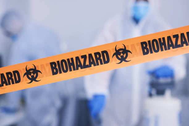 Professional Biohazard Cleanup technician working in Frederick, CO